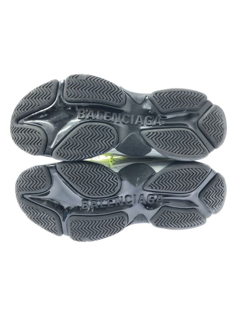 Balenciaga Adidas Triple S Dad Sneakers Gray Yellow - Picture 5 of 8